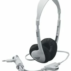 Califone 3060AV Lightweight Headphones, Beige (Gray Shown)