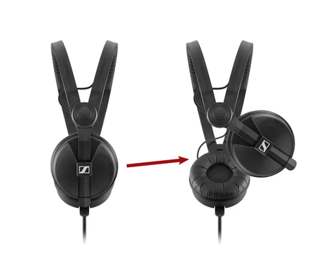 Sennheiser HD25-PLUS Closed-Back, On-Ear Professional Monitoring Headphones 5 Sennheiser HD25-PLUS Closed-Back, On-Ear Professional Monitoring Headphones - Image 3