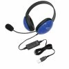 Califone 2800BL-USB Listening First Stereo Headset In Blue With USB Connection -AKG Shop 280398