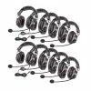 Califone 3068AV-10L Classroom 10-Pack Of Switchable Stereo/Mono Headphones -AKG Shop 280435