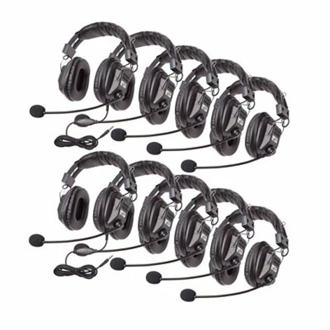 Califone 3068MT-10L Switchable Stereo Headsets, 10 Units 3 Califone 3068MT-10L Switchable Stereo Headsets, 10 Units