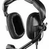 Beyerdynamic DT109-200/400-BLACK Dual-Ear Headset And Microphone, 200/400 Ohm, Black -AKG Shop 29654