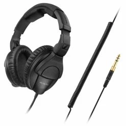 Sennheiser HD280-PROFESSIONAL Closed, Around-The-Ear Collapsable Monitoring Headphones, Black -AKG Shop 405347