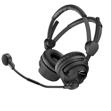 Sennheiser HMD26-II-600 Dual-Ear Boomset With 600 Ohm Stereo Impedance And Hypercardioid Dynamic Mic, No Cable 3 Sennheiser HMD26-II-600 Dual-Ear Boomset With 600 Ohm Stereo Impedance And Hypercardioid Dynamic Mic, No Cable