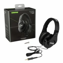 Shure SRH240A-BK Professional Around-Ear Headphones With 1/8" To 1/4" Adapter 7 Shure SRH240A-BK Professional Around-Ear Headphones With 1/8" To 1/4" Adapter -AKG Shop 415376