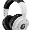 Mackie MC-350-LTD-WHT Professional Closed-Back Monitor Headphones, White -AKG Shop 424317