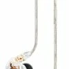 Shure SE535-CL Triple-Driver Sound Isolating Earphones With Detachable Cable, Clear -AKG Shop 82840